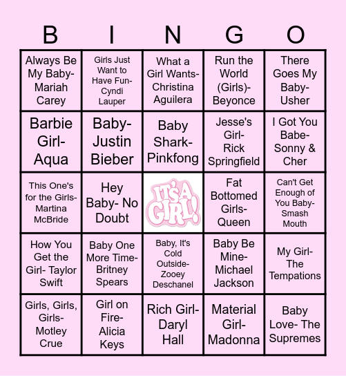 Baby Edwards Bingo! Bingo Card