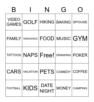 SMILE WEEK Bingo Card