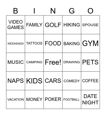 SMILE WEEK Bingo Card