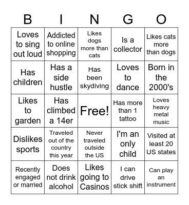 RFMA Bingo Card