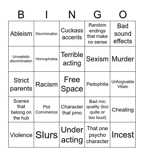 Tomorrow’s Teachings Bingo Card