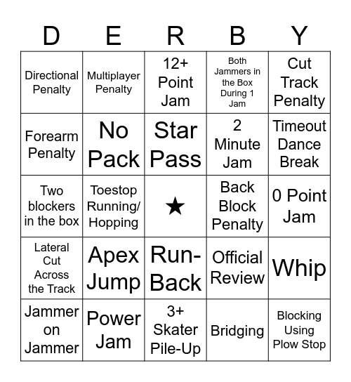 derbingo Card