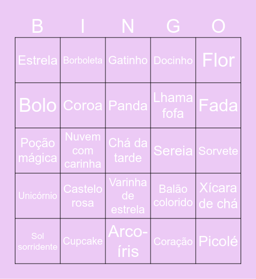 Bingo da Helo Bingo Card