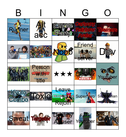 TSB Bingo 2 Bingo Card