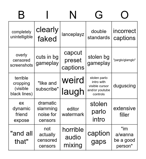 dynamicdragonrealm bingo Card