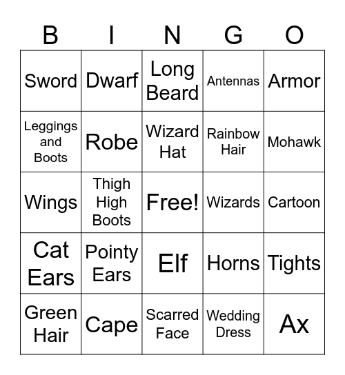 GEN CON 2025 Bingo Card