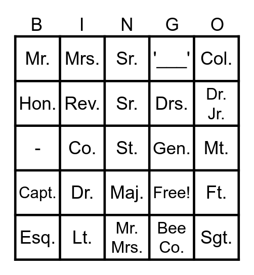 Plankton Strokes Bingo Card