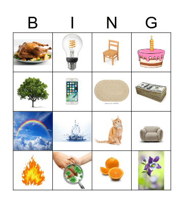 Matter or Not Bingo Card