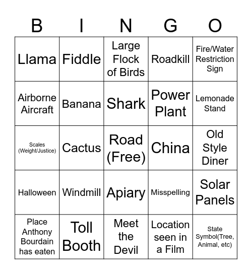 BINGO 10! Bingo Card