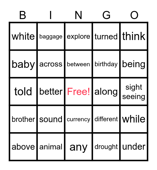 PROMAX Bingo Card