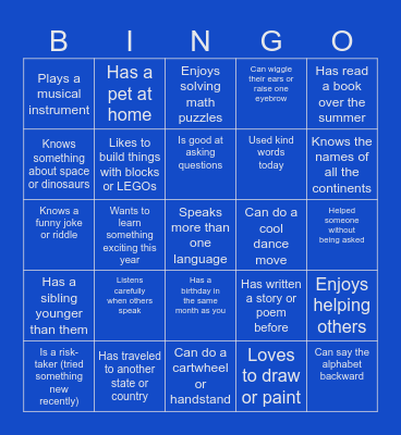 Bingo Buddy Hunt Bingo Card