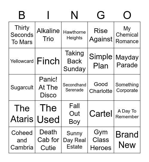 Game #1 - You're Not Even My Real Dad, Todd! Bingo Card
