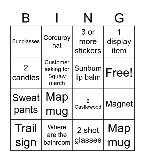 Logo/Ktee Bingo Card