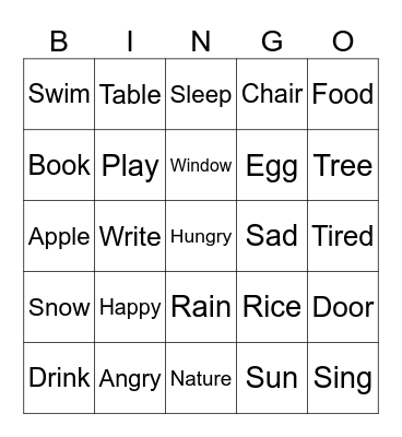 Henry-Abbey Bingo Card