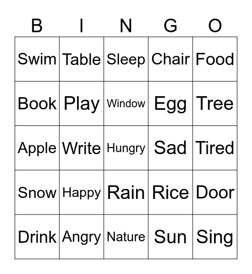 Henry-Abbey Bingo Card