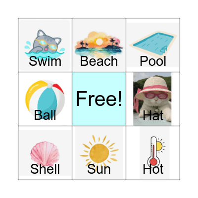 Summer Bingo Card