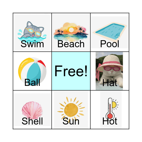 Summer Bingo Card