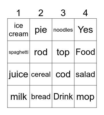 Beginner August Week 1 Bingo Card