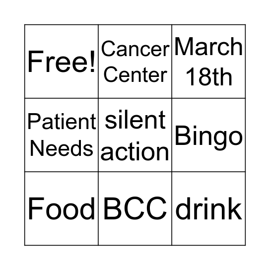 Bingo Bash Bingo Card