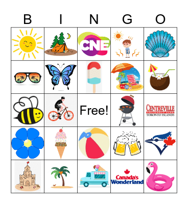 Summer Bingo Card