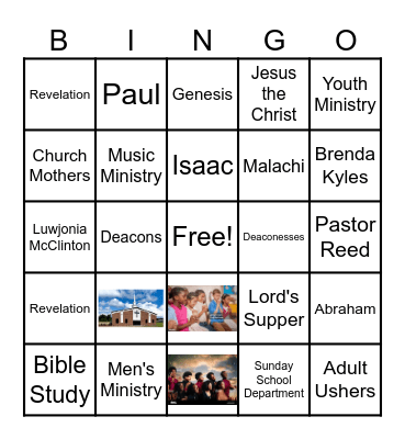 Worthy Women Fellowship Bingo Card
