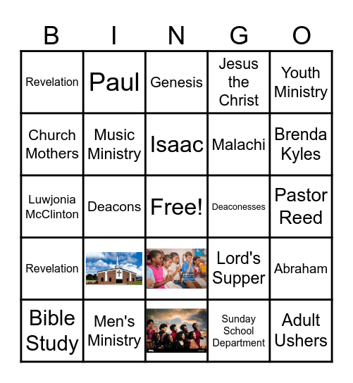 Worthy Women Fellowship Bingo Card