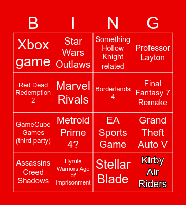 DIRECT partner showcase 7/30/25 Bingo Card