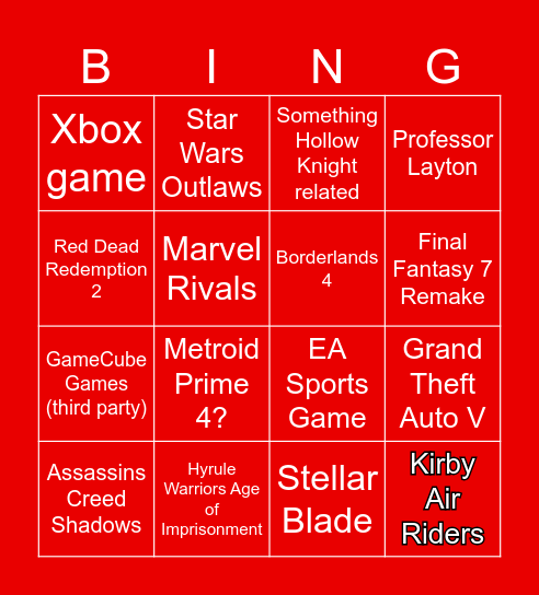 DIRECT partner showcase 7/30/25 Bingo Card