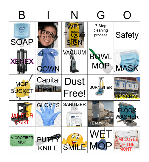 HOUSEKEEPING WEEK Bingo Card