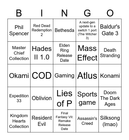 Partner Direct 7.30.25: Bingo Card