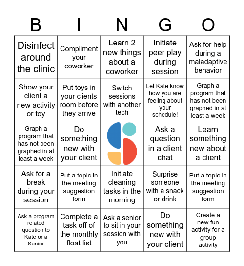 Johnston Stride Coffee Bingo Card