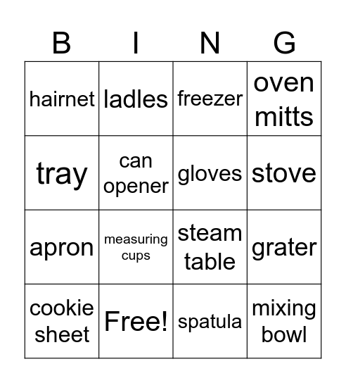 Welcome Back! Bingo Card