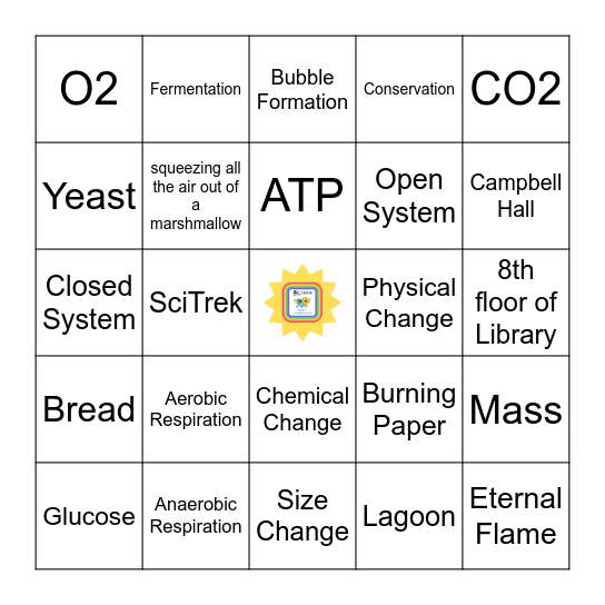 Review BINGO Card