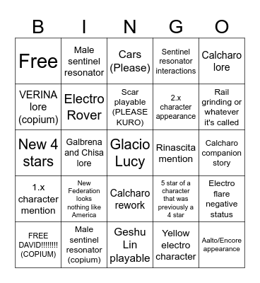 3.x BINGO Card