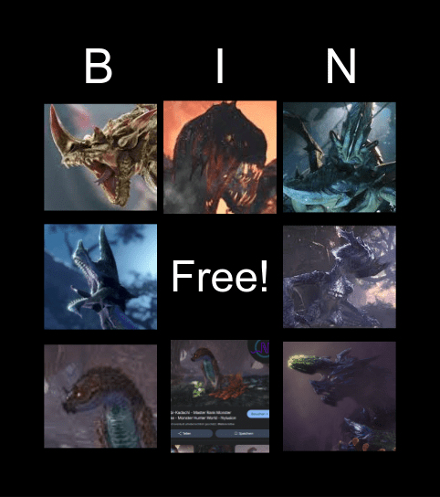 MHNOW BINGO CARD Bingo Card