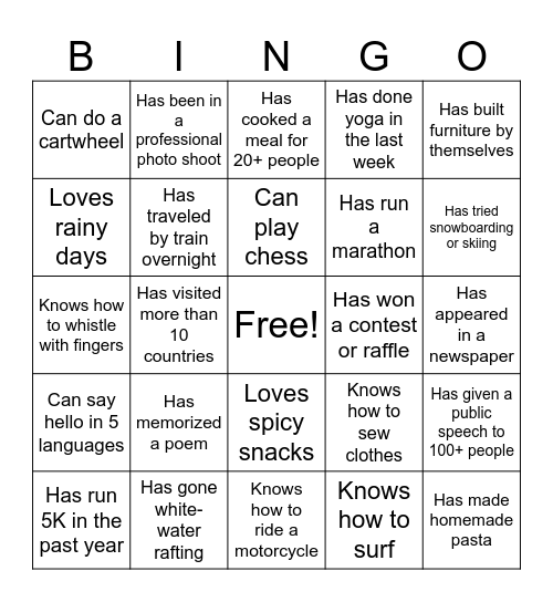 Church Bingo 2 Bingo Card