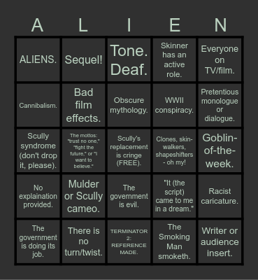 I WANT TO BINGO Card