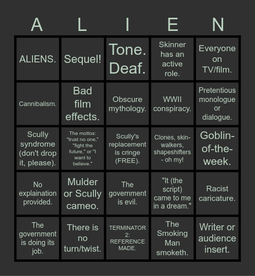 I WANT TO BINGO Card