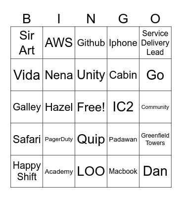 Batwing Bingo 2 Bingo Card