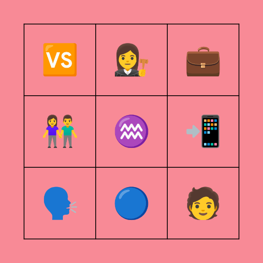 LEGAL KARMA BLITZ Bingo Card