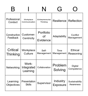 WI33 Refresher 2025 Bingo Card