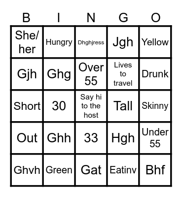BLN Bingo Card