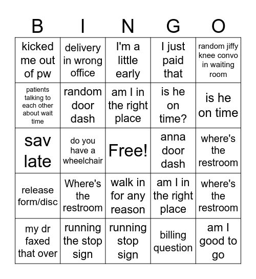 beacon bingo Card