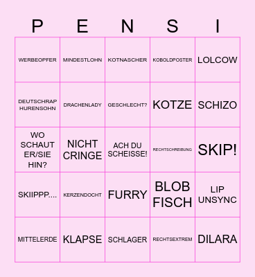 MICRO Bingo Card
