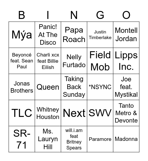 GAME#2 - Crying on My Yacht Rock Bingo Card