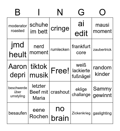 batn finale Bingo Card