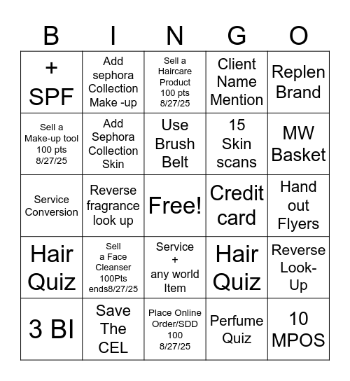 MW% Bingo Card