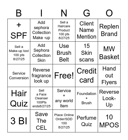 MW% Bingo Card