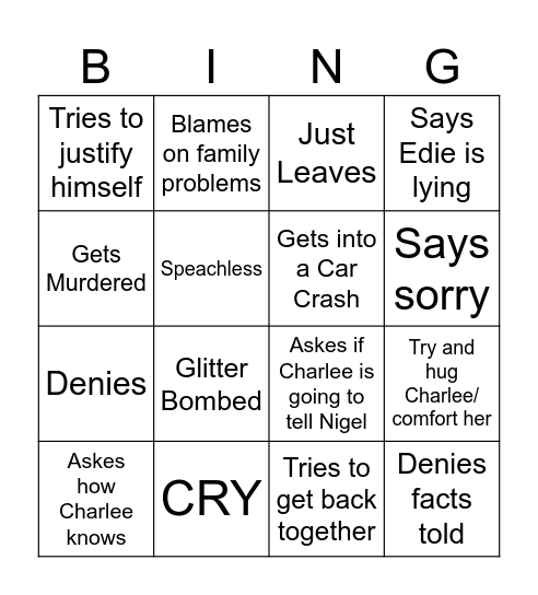 Masons Reaction Bingo Card