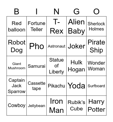 Infinite Craft Bingo Card